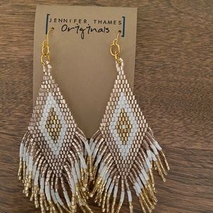 Jennifer Thames Boho Beaded Earrings